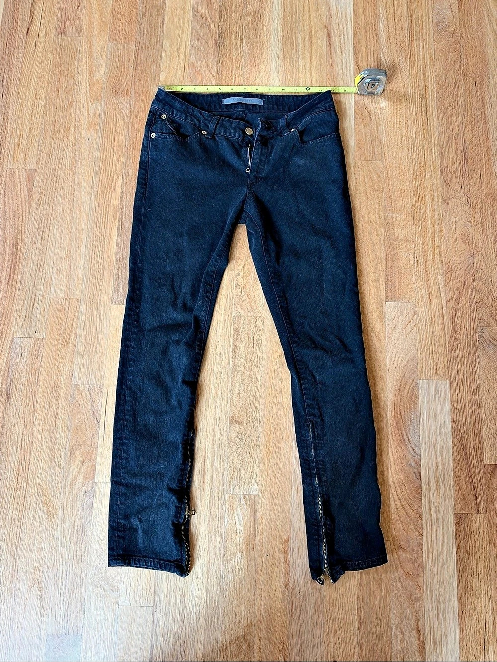Superfine early 2000s black denim jeans 27